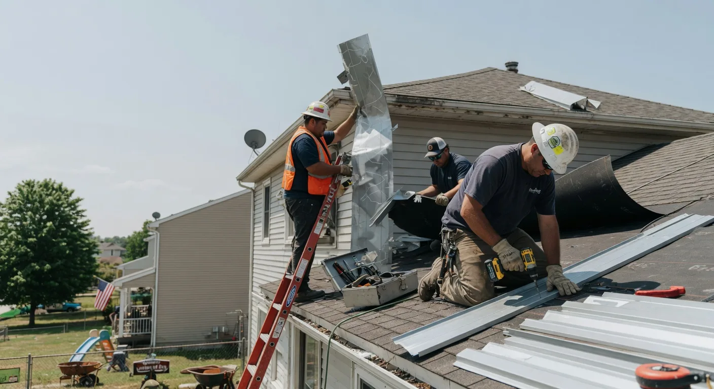 Storm Damage Metal Roof Repair in Craigsville, WV